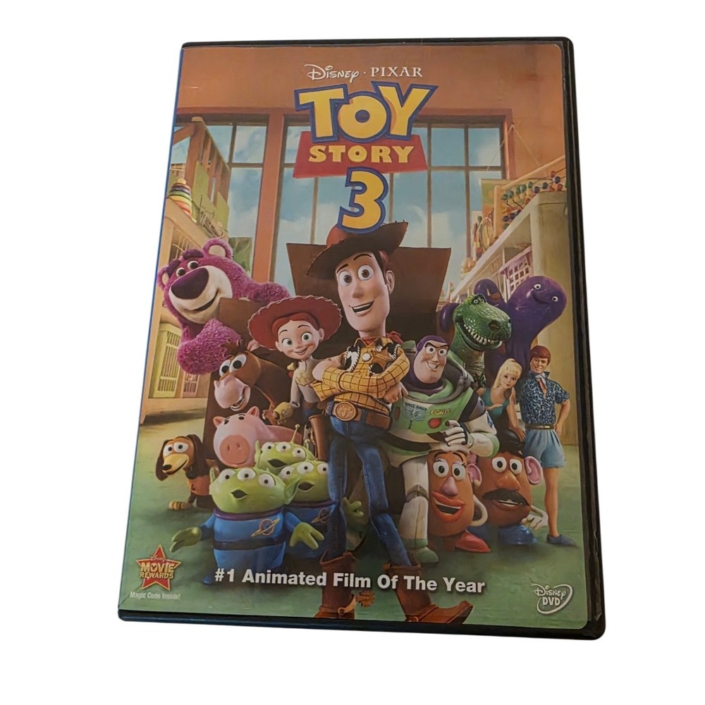 Disney Pixar Toy Story 3 DVD Animated Family Movie Woody Buzz Lightyear G Rated
